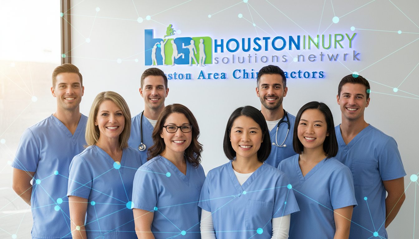 Network of healthcare professionals symbolizing collaborative care